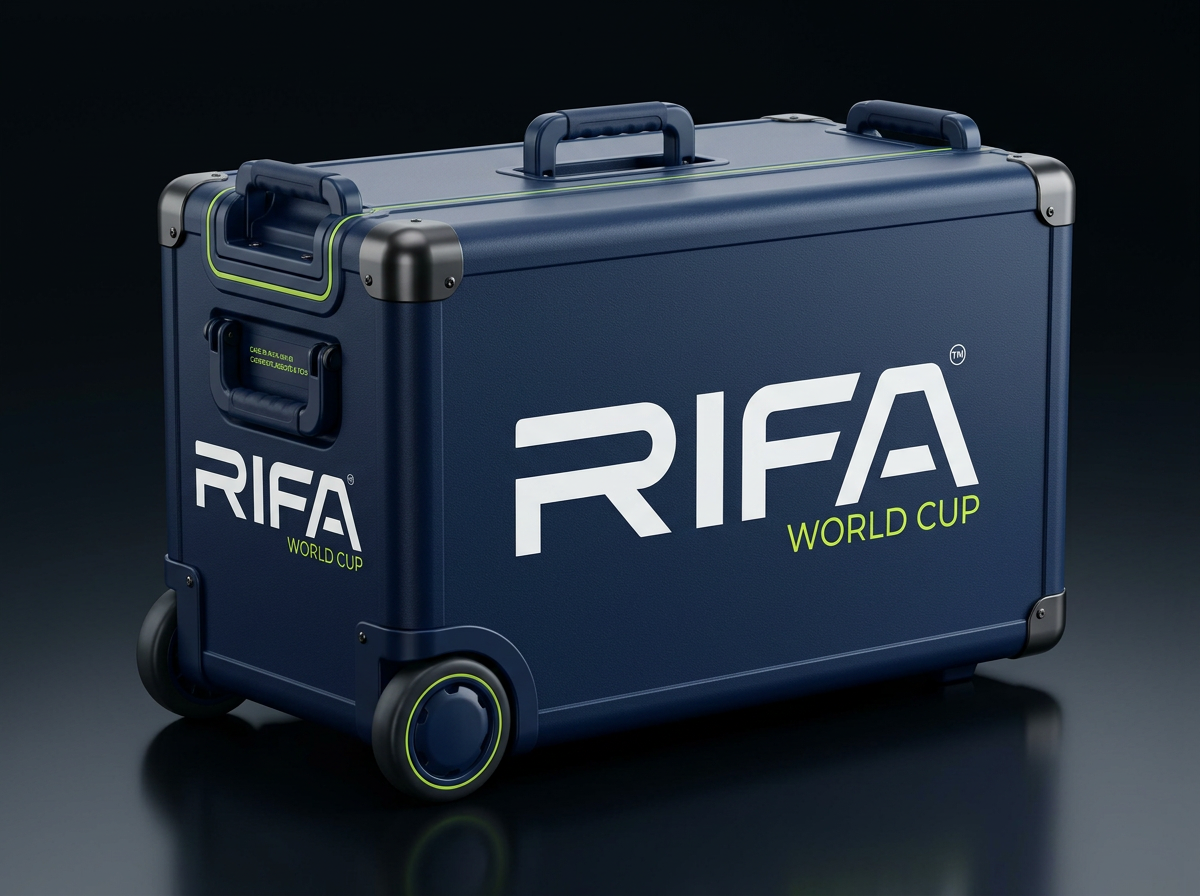 RIFA robot football players in action